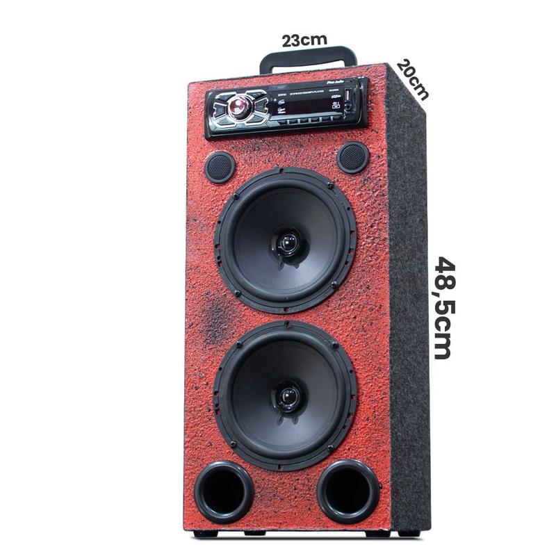 Caixinha Som Grande Bob Residencial Ativa Bluetooth Vertical